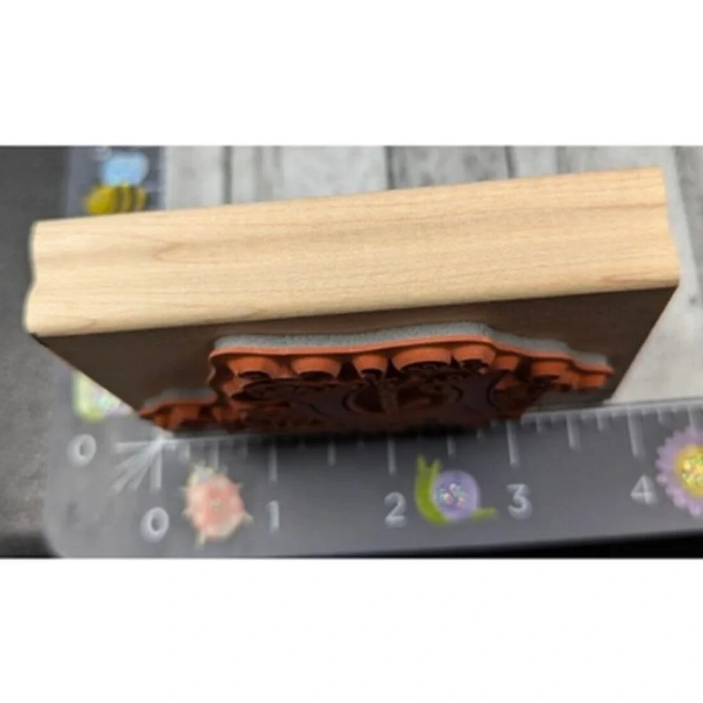 Stampin' Up! Thanks Flourish Design Rubber Stamp Wood #A13